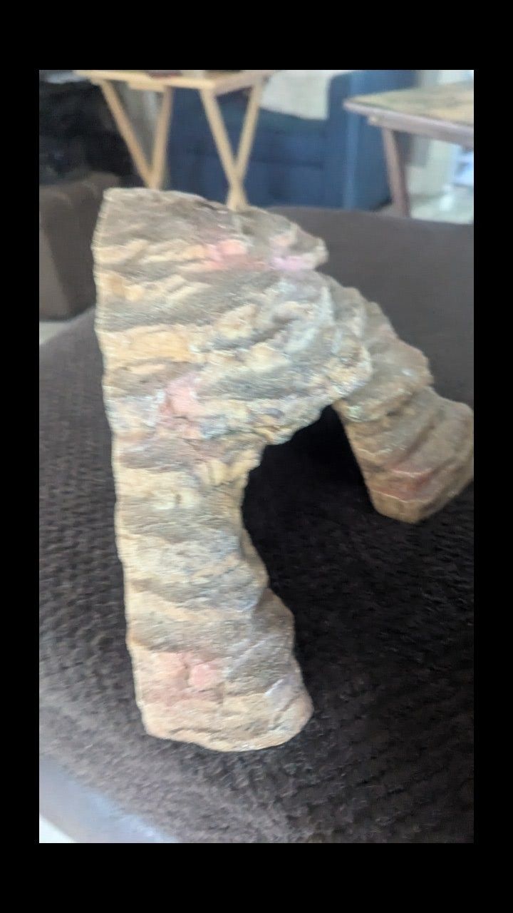 Set Of Hide Faux  Rock Decor For Reptiles Or Fish Tank. Sold Together.