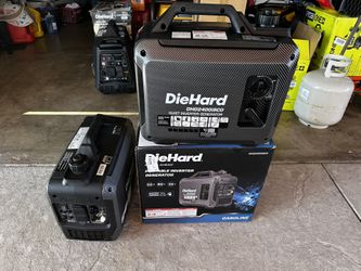 New diehard 2400w gas inverter, pull start. Try b4 u buy. $325ea. Pick up only.
