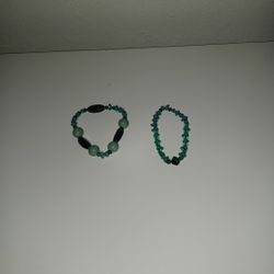 Certified Silver Navajo Turquoise Green Quartz Native Bracelet 