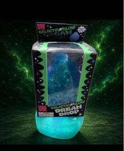 NeeDoh Galactic Glow Dream Drop – GREEN GALACTIC – Glow in the Dark – GORDNO – Rare/HTF