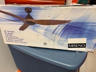 Miseno 60" Scrapper 3-Blade Ceiling Fan