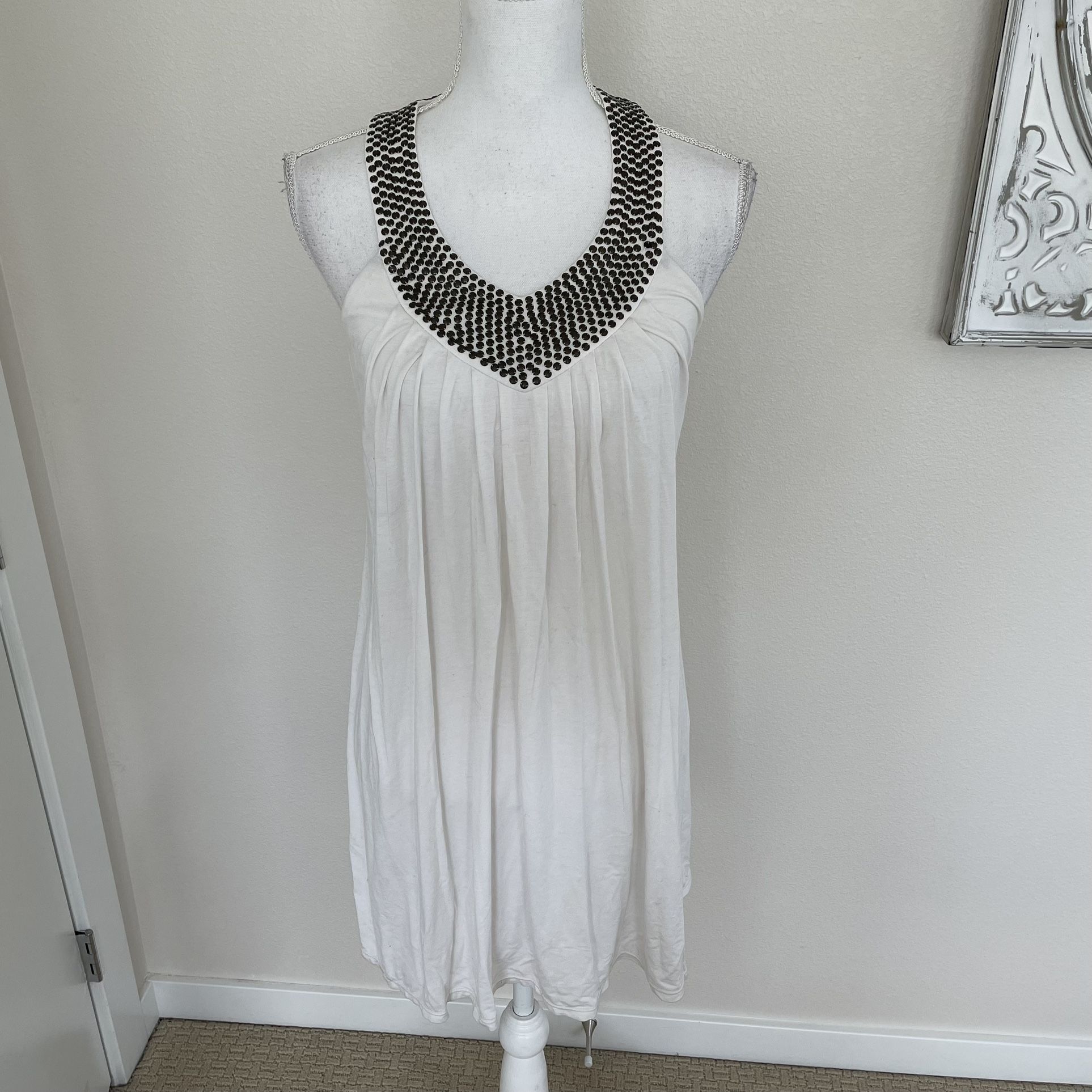 Victoria’s Secret White Bra Top Halter Dress, XS