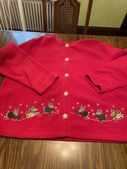 Red Reindeer Sweater 