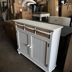 Highland Dunes Monaco Entry Cabinet with Baskets