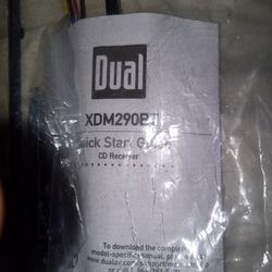 Brand New Dual CD Receiver Xdm290BT ($100)