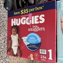 Huggies Little Snugglers  SIZE 1