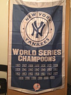 New York Yankees World Series Championships Banner