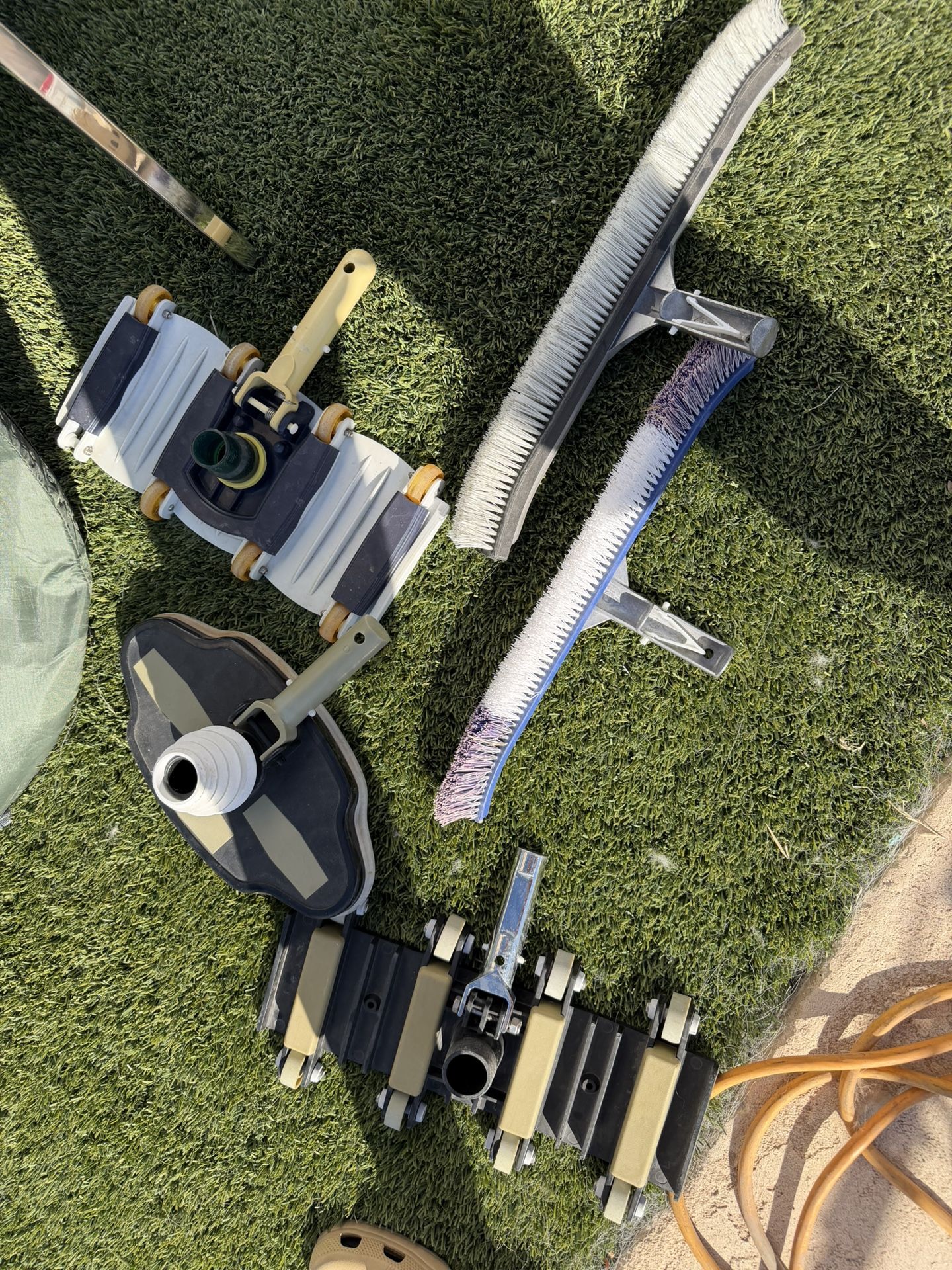 Pool Brushes And Vacuum Attachment