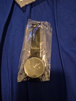 Black sport watch