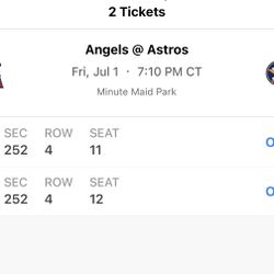 Astros Tickets 