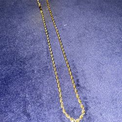 14k gold rope chain 
