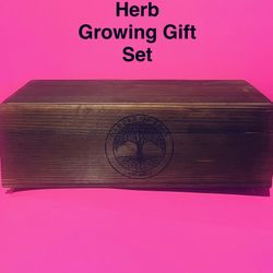 ORGANIC HERB GROWING KIT ~GIFT SET~ Non GMO~