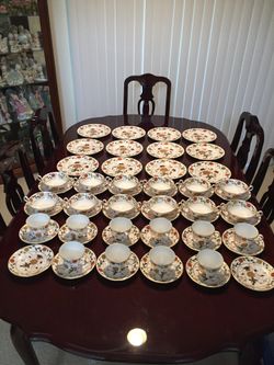 Royal Crown Derby English Bone China (58 Pieces)