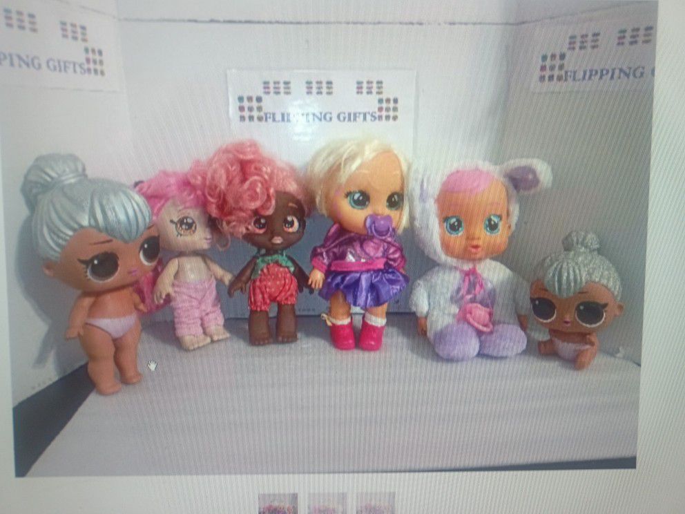 6 Piece Doll Lot