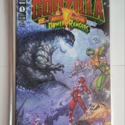 Godzilla vs Power Rangers #1 IDW Comic
