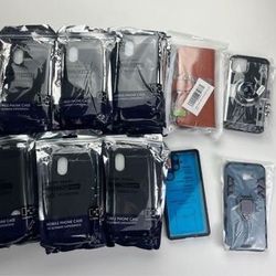 34 new Phone cases 31 for iphone XS or X, 1 iphone11 pro max, 1 galaxy z fold 2, 1 J4 plus