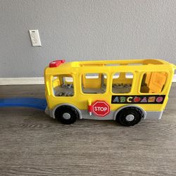 Fisher-Price Little Big Yellow School Bus