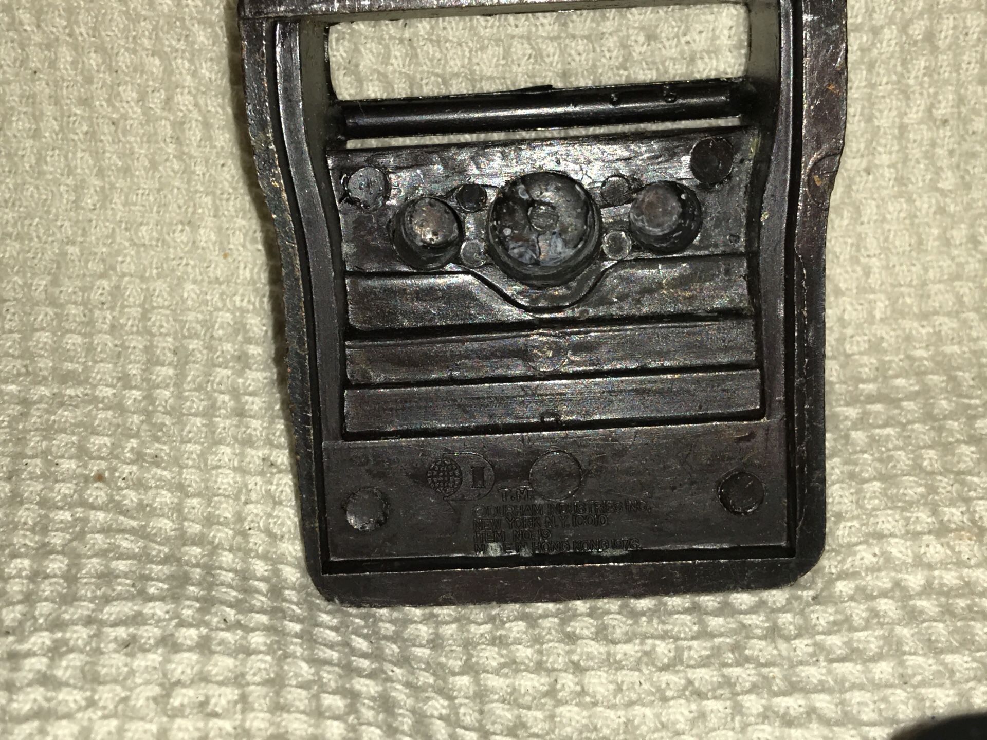 Vintage? Durham Industries Inc Rocking Chair 2.5" inches Brass or metal