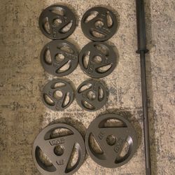 Olympic Weights And Bar