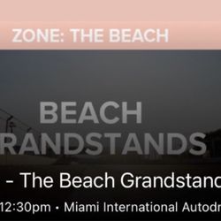Friday - The Beach Grandstands 