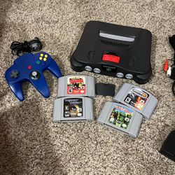 Nintendo 64 / N64 Console And Games