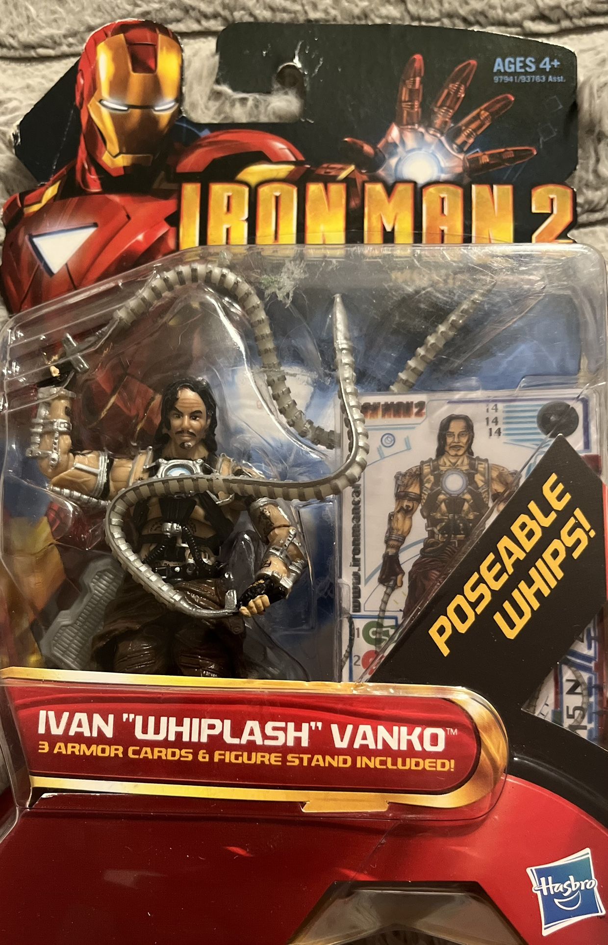 IVAN WHIPLASH VANKO iron man 2 marvel universe FIGURE #14 movie series 3.75" NEW