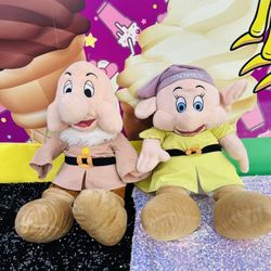 2 Snow White Dwarf Plush $25 both “PICK UP ON  51ave and Glendale “