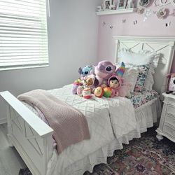 Twin Bed Frame With Box Spring And Mattress 