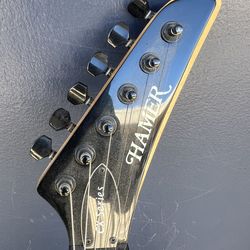 Hamer Californian Slammer Series Black Solid Body Electric Guitar