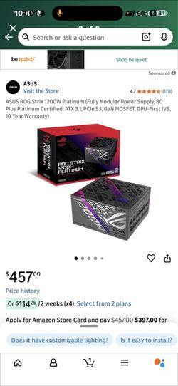 Asus Rog Strix 1200w Platinum