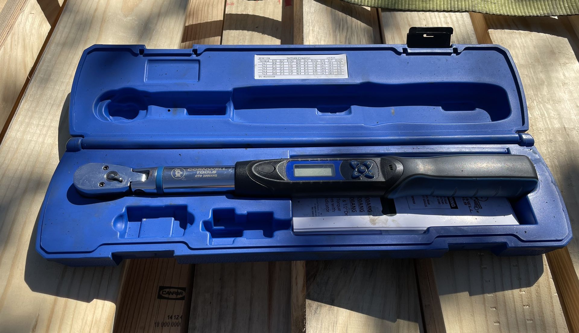 Cornwell Digital Torque Wrench Model #CTG3000ANG