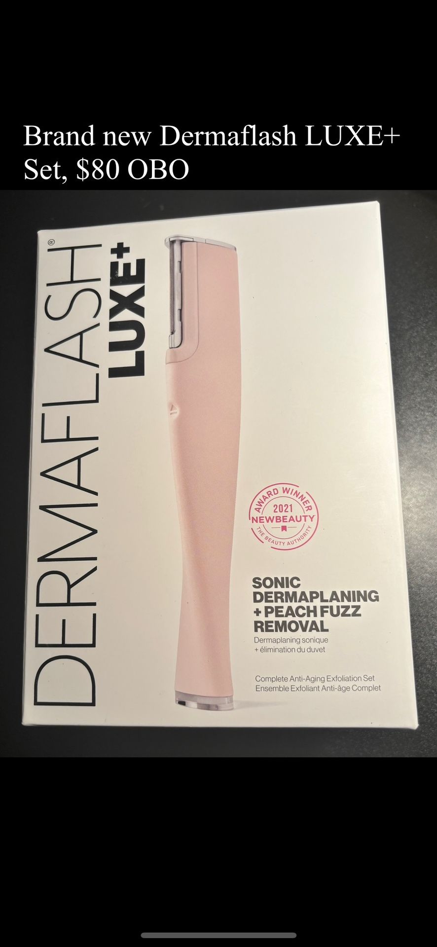 Brand new Dermaflash LUXE+ Set, $90 OBO