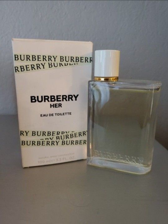 BURBERRY HER EAU DE TOILETTE 3.3OZ/100ML. NEW IN BOX