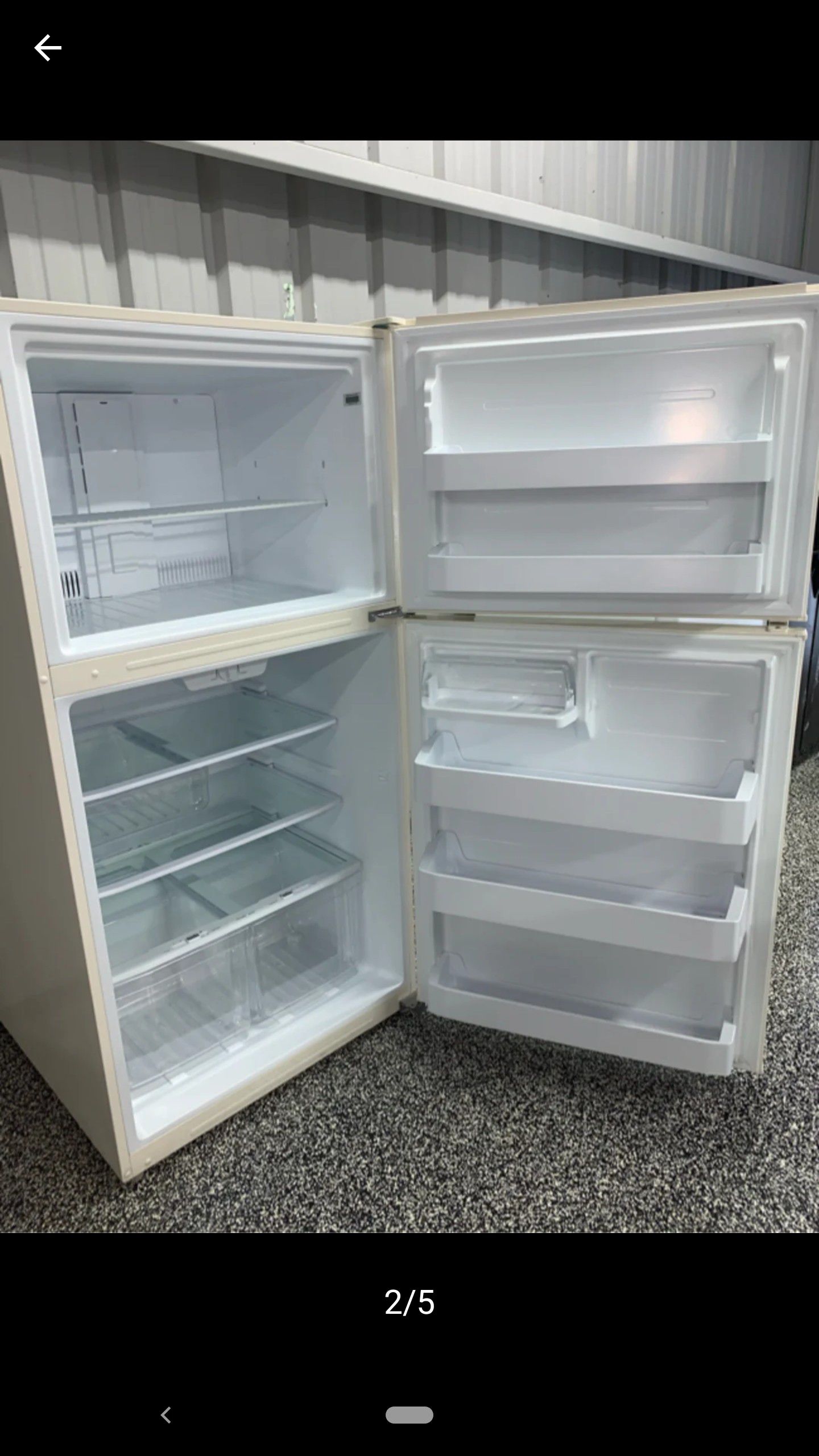The Frigidaire 18 cu. ft. Top Freezer Refrigerator