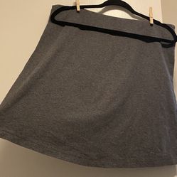Merona Heather Grey Mini Skirt Size Large/XL