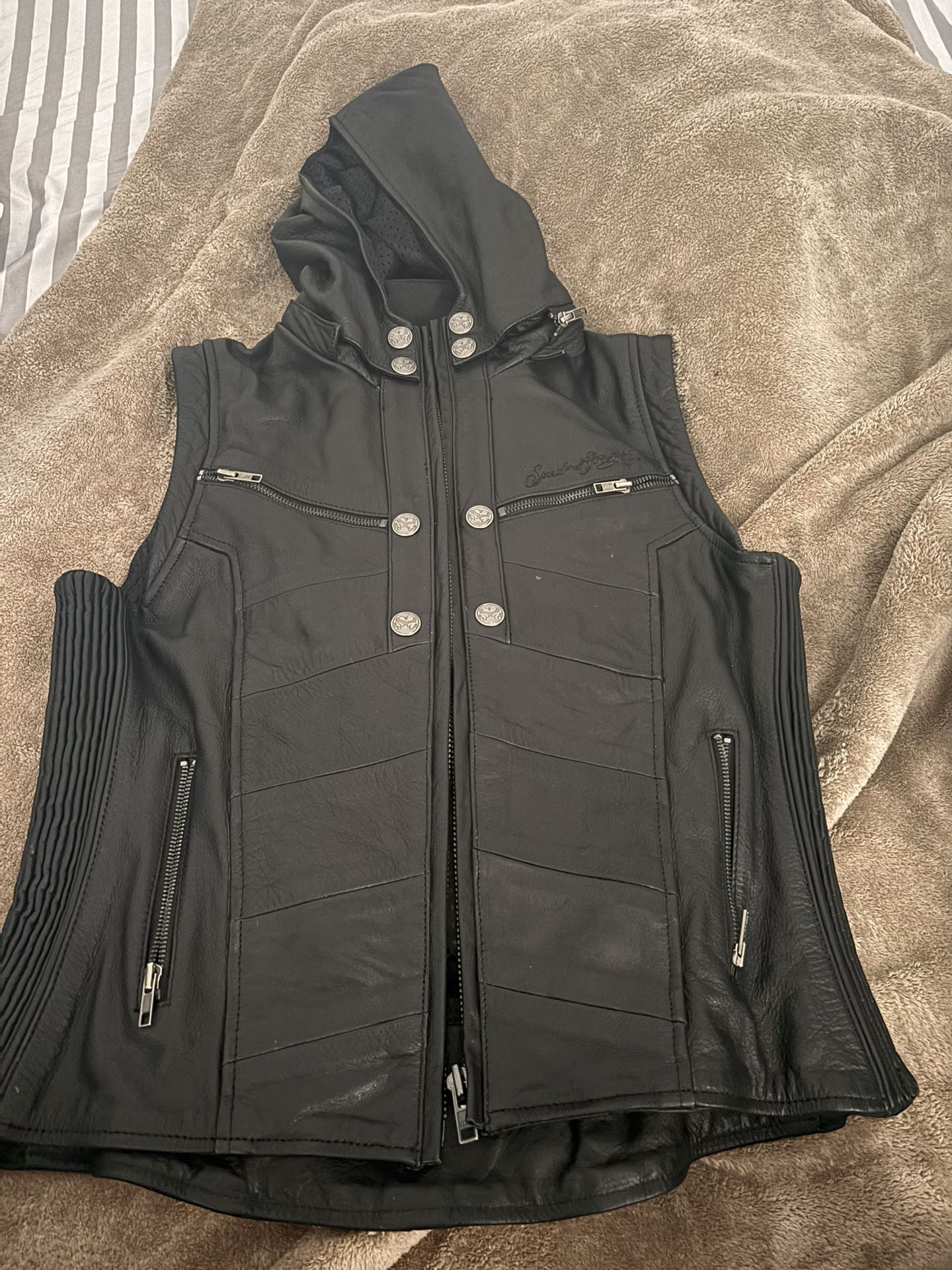 Harley Davidson Women Sleeveless Jacket