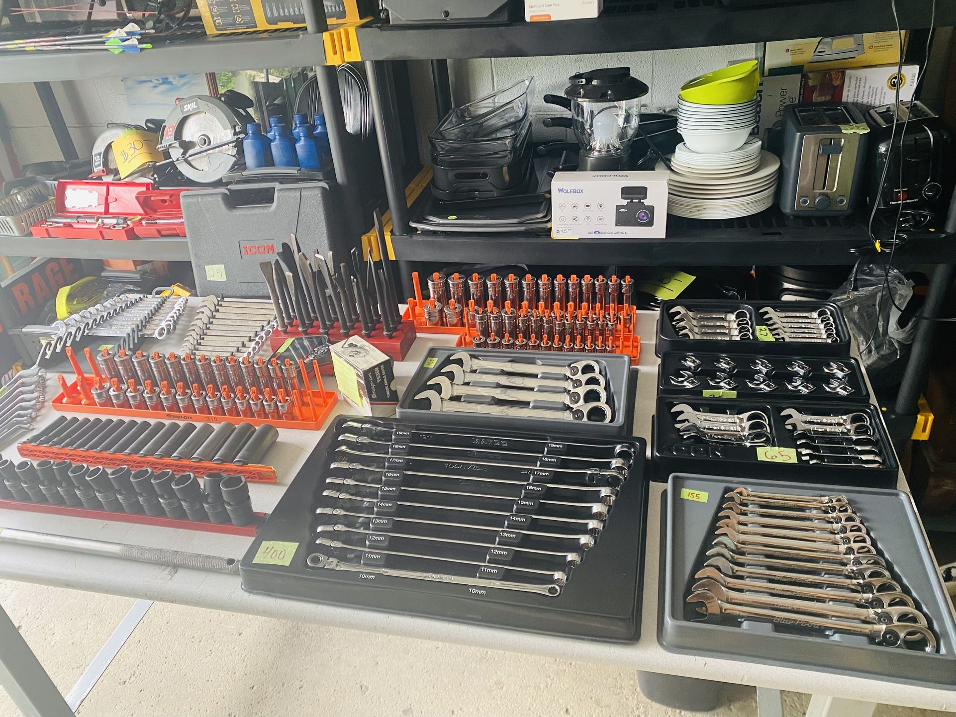 Virtual Garage Sale - Mechanic Tools & Tool Boxes. Priced From $9-3800