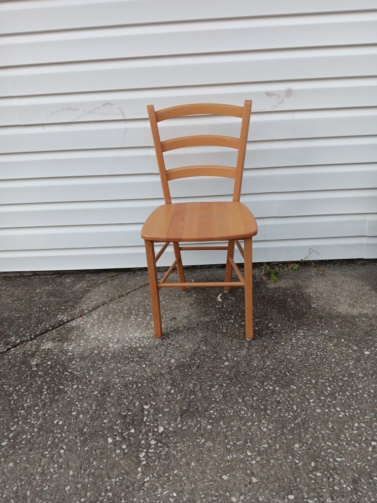 Chair Solid Wood Natural Finish