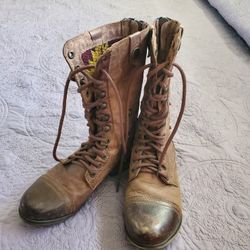 Vintage Military Style Women's Boots