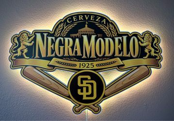 Negra Modelo San Diego Padres LED Light Sign
