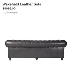 ZGallerie Wakefield Leather Sofa