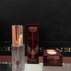 Charlotte Tilbury Setting Spray & Airbrush Flawless Finish Powder 