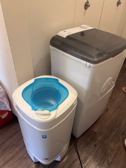 Portable Washing Machine + Ninja Spin Dryer Bundle $200