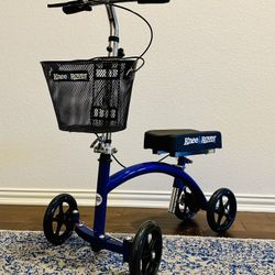 KNEE ROVER KC-06 Deluxe Heavy Duty Steerable All-Terrain Knee Walker Scooter 300 lb max