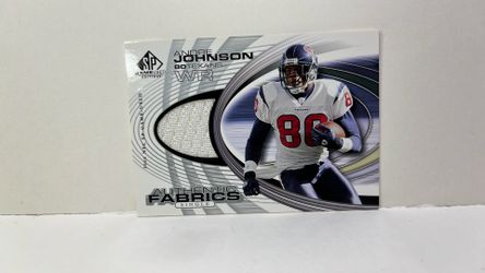 Nice2m 004 SP Andre Johnson authentic fabrics game used
