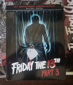 Friday the 13th Part 3 Blu-ray Steelbook 40th Anniversary