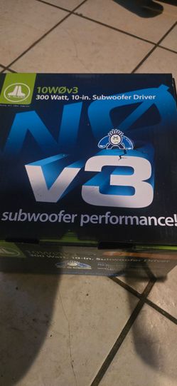 JL AUDIO 10W0V3 10INCH