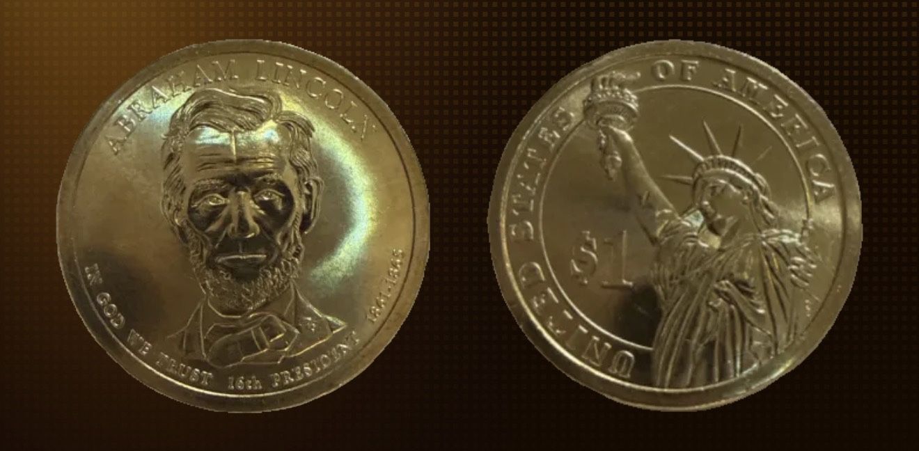 2010-D USA Abraham Lincoln Dollar Coin