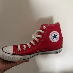 Red High Top Converse