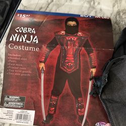 Ninja costume size 8 for kids